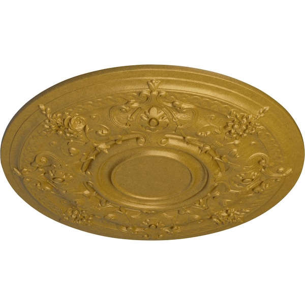 Darnay Ceiling Medallion (Fits Canopies Up To 7 1/4), Hand-Painted Pharaohs Gold, 29 1/4OD X 2P